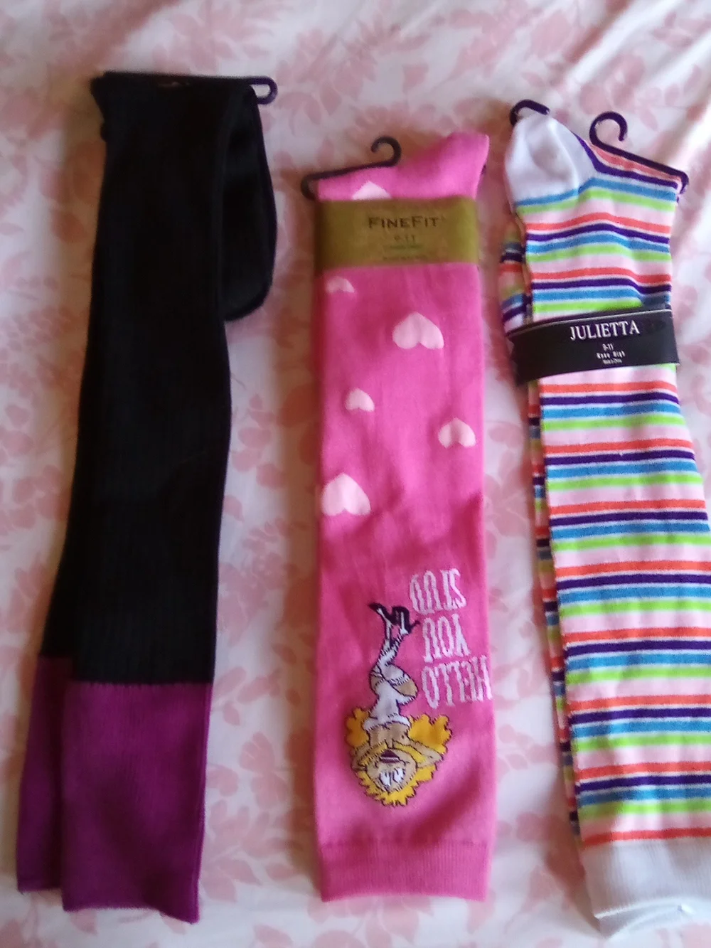 Women Bright Striped Knee-High Socks - Multicolor ( Bag E )